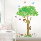 WallPops - Le kit d'art mural forêt amicale-Peel and Stick, repositionnable