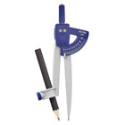 Staedtler Compas et Crayon pour Étudiant-Argent / Bleu-Pointe de sécurité intégré pour jeunes utilisateurs