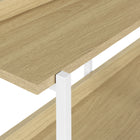 Monarch Specialties - 2222 Table D'Appoint 48 po L - Console Naturel/Metal Blanc-10