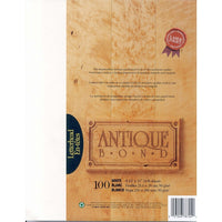 Papier St. James Antique Bond, blanc, 24 lb (90 g/m2), 216 x 279 mm (8 1/2 x 11 po), 100 feuilles/emb.-Papier bond de qualité supérieure, 24 lb (90 g/m2), aspect parcheminé antique