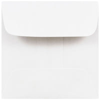 JAM Paper Enveloppes carrées miniatures, blanc, 2,37 x 2,37 po, 100/paquet-Couleur : Blanc