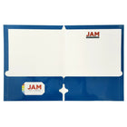JAM PaperMD – Chemises de présentation scolaire à 3 trous et à 2 pochettes plastifiées et lustrées, couleurs variées, 6/paquet-6/paquet