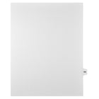 Markmaker - Intercalaires imprimes Legal, Blanc, 1/15th coupe, format lettre, sans trous, 25 tabs/PQT, 5 PQT/Boite, Numero 192-Intercalaires imprimes Legal