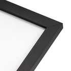 Gry Mattr - Cadre de document sans mat - Noir - 8,5 po x 11po - paquet de 3-Cadre en bois noir mat