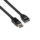 Câble d'extension Club 3D DisplayPort 1.4 HBR3 8K60Hz M / F 2m / 6.56ft-Prise en charge de la correction d'erreur directe