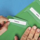 Étiquettes de dossiers de fichiers LabelWriter 1–Up de DYMO, 9/16 po x 3 7/16 po, 260 étiquettes-4