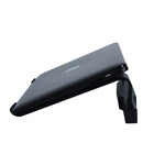 Support d'ordinateur portable antidérapant DAC MP-220 avec concentrateur USB 3.0 à 4 ports, alliage d'aluminium, noir-Fabriqué en alliage d'aluminium de haute qualité et coussinets en silicone antidérapants.