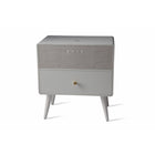 Koble - RALPH la table d'appoint intelligente, Blanc-Rangement dans les tiroirs profonds