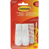 3M™ - Crochets adhésifs Command, moyens-Amovibles et réutilisables   