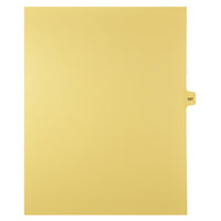 Markmaker - 25 tabs/PQT,5 PQT/Boite, Intercalaires imprimes Legal, Chamois, 1/15th coupe| format lettre, sans trous, Numero 187-Intercalaires imprimes Legal