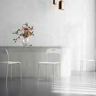 CB Office Tactic Multi-Purpose Armless Stacking Chairs - White - 4 Pack-Hauteur du siège: 18,1 po