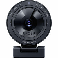 Razer - Kiyo Pro Full HD Streaming Webcam-Webcam Full HD 1080p non compressée : profitez d'une qualité professionnelle fluide et vibrante avec la plus haute fidélité grâce à des vidéos Full HD 1080p 60 fps non compressées - Fonctionne parfaitement pour le streaming, les jeux, l'enregistrement, les appels vidéo, les conférences et l'école en ligne