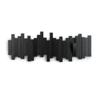 Umbra – Portemanteau Skyline à crochets multiples, noir-Crochet mural moulé avec 5 crochets rabattables