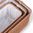 Panier de rangement Boho, orange/neutre, 3/paquet-5