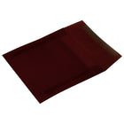JAM Paper Enveloppes carrées à fermeture gommée, 6 1/2 x 6 1/2 po, bourgogne translucide, 100/paq.-Fermeture : gomme