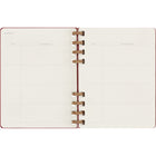 Moleskine - agenda à spirales non daté à couverture rigide extra large - 7,5 po x 10 po - Crush Cherry-Section Afin De Noter Les Priorités Pour Différentes Parties De Votre Vie