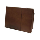 Winsome – Plateau d’ordinateur portatif Alden avec dessus rabattable, tiroir et pattes pliables, fini noyer antique-Dessus rabattable mesurant 13,96 po x 13,78 po