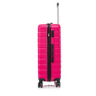 TOSCANO OPPORTUNA Bagage à main rigide 20 po - Fuschia-Intérieur de luxe