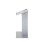 Urbann Lutrin K1 sans roulettes - aluminium - gris clair-610 mm x 510 mm x 1143 mm (24" x 20" x 45")
