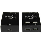 StarTech  Prolongateur à 4 ports USB 2.0 sur Cat5 ou Cat6, jusquâââ€š¬ââ€ž¢à 165 pi (50 m)-Conception unique à 4 ports avec 2 ports sur le dessus pour un accès facile