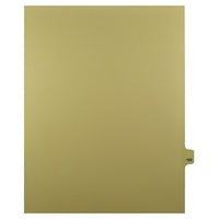 Mark Maker – Onglets séparateurs juridiques beiges, 1/25 onglets, format lettre, sans trous, numéro 169, 25/paquet-Onglets séparateurs beiges, 1/25 onglets