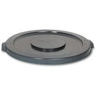 Couvercles Brute ronds, 16 dia. x 1 haut. (po), gris, 1 lb, paq./5-Dimensions : 16 dia. x 1 haut. (po)