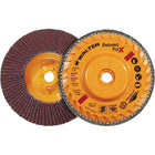 Walter Surface Technologies - Disque À Lamelles Enduro-Flex, 5po x 5/8po-11, Grain 60, Alumine De Zirconium, paquet de 4-Matériau abrasif Alumine de zirconium