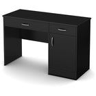 South Shore – Petit bureau Axess, noir pure-BONNE SURFACE DE TRAVAIL: profitez d’une surface de travail assez grande pour accueillir votre ordinateur portable et votre écran! Vous ne serez pas tout coincé pour travailler.