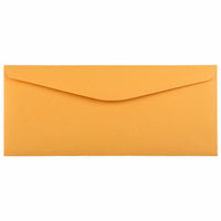 JAM Paper #11 Enveloppes recyclées - 4 1/2" x 10 3/8" - Manille kraft brun - Paquet de 100-Couleur : enveloppes kraft marron.