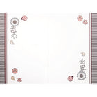 ROSEDALE - Carte de souhaits Enveloppes - 5-1/2 po L x 8 po H - Fleurs et gribouillis - Paquet de 12-Cartes pliees 5-1/2 po x 8 po