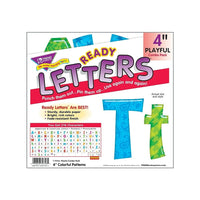 TREND - Ensemble de formes colorés de 4 po Ready Letters®-Pré-perforé, pratique, réutilisable et prêt à l'emploi