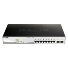 D-Link – Commutateur intelligent PoE Gigabit administrable 8 ports avec 2 fentes SFP (DGS-1210-10MP)-Commutateur intelligent PoE administrable avec budget PoE total de 130 watts