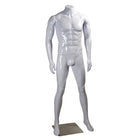 Eddie's - Mannequin de sport masculin - Wide Stance - Blanc (150561-1)-Mannequin de sport masculin - Wide Stance