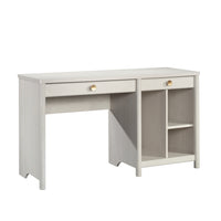 Sauder 53"W La Collection Dover Edge Bureau - Finition Glacier Oak-Spacieux plan de travail.