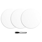 WALL POPS!® – Grosses pastilles à effacement sec, blanc-Interprétation moderne du tableau noir classique, ces pastilles effaçables à sec constituent un excellent espace réutilisable pour écrire et dessiner