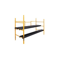 Metaltech – Échafaudage mobile, extension verticale de 3 pi, 4 x 36 po (I-IREX3)-Matériau du cadre : Acier