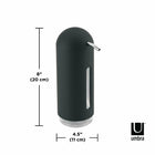 Umbra PENGUIN - Pompe à savon liquide 355ml , Noir, Paquet de 3-Dimensions : 3,9 po L x 2,9 po P x 7,75 po H