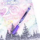 Pentel − Stylo gel EnerGel remplissable avec prise − rétractable − 0,7 mm − lilas-Prise caoutchoutee permet un grand confort d'ecriture et un meilleur contrôle.