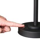 Lampe de bureau à DEL Balance Wellness Series OttLite - Noir avec des Accents de laiton Antique-Trois réglages de luminosité avec commandes tactiles. Trois modes de température de couleur