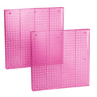 Azar - Solution de stockage du panneau mural du panneau perfacturé - 24 po x 24 po - rose - Paquet de 2-Vendu en paquets de: 2 (le prix est par panneau perfytané)