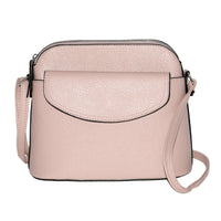 Nicci - Sac à bandoulière avec rabat sur le devant - Rose-Poche intérieure zippée et poche pour téléphone portable