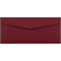 JAM Paper Enveloppes commerciales #10 - 4,125" x 9,5" - Rouge foncé - Paquet de 50-Couleur : Rouge foncé