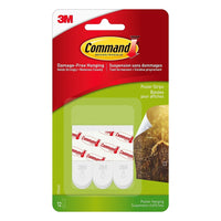 Command™ – Petites bandes pour affiches 17024C-Tient fermement, s'enlève proprement, s'applique facilement, convient à une variété de surfaces