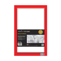 SECO - Snap Étui de cadre pour affiche - 11 po l x 17 po H - Rouge-Le cadre à chargement frontal à charnière à ouverture rapide facilite et accélère le changement d'affiches et de photos