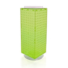 Azar Displays – Présentoir à panneaux perforés emboîtables à 4 côtés, 20 x 8 x 8 (po), vert (703385-GRE)-Dimensions : 20 long. x 8 larg. x 8 prof. (po)