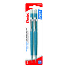 Pentel - Portemines pour dessin technique HB, 0,7 mm, paquet de 2-Mécanisme de qualité supérieure - une quantité exacte de mine est poussée à chaque fois