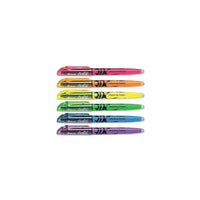 Pilot – Surligneurs FriXion Light effaçables, pointe biseautée, couleurs variées, paquet de 6-Pour surligner ce qu'il vous faut et annuler ce que vous voulez