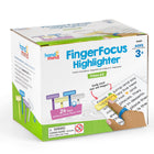 Hand2Mind - FingerFocus Highlighter Kit de classe, 24 ensembles-Se sent comme une extension naturelle au doigt
