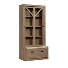 Sauder - 432891 La Collection Dixon City Bibliothèque - Finition Brushed Oak - 2 boîtes-Construction robuste et légère en panneaux de 1,25 et 2 po. pour plus de style et de design.        
