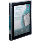 Avery − Reliure de présentation Flexi–View, anneaux ronds de 1/2 po, noir (15767)-Le matériau en polypropylène durable non adhérent ne fait pas décoller l’encre